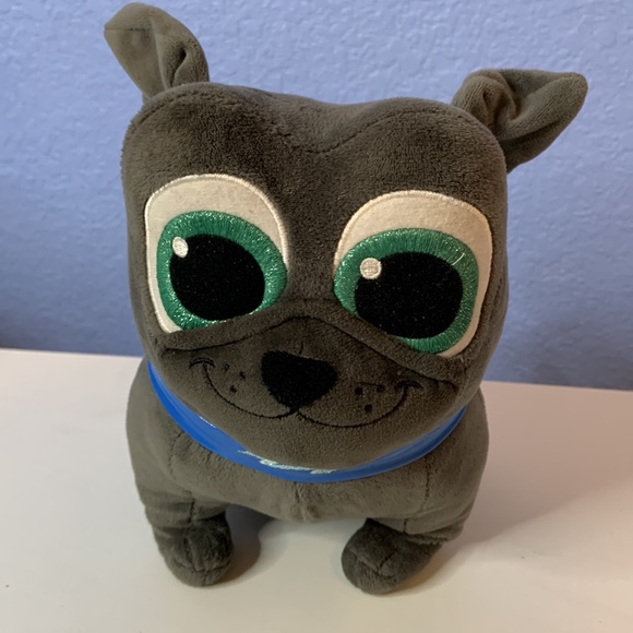 Disney Plush Junior Puppy Dog Pals set of 3. Rolly, Bingo. Blue ribbon flaking - Picture 5 of 12